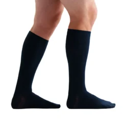 EvoNation Men's Classic Ribbed 8-15 mmHg Knee High