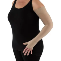 JOBST® Bella™ Lite Armsleeve 20-30 mmHg w/ Gauntlet + Silicone Dot Band