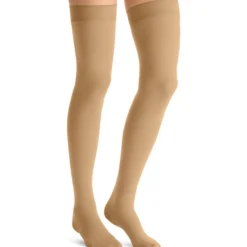 JOBST® Opaque Women's Thigh High 20-30 mmHg w/ Silicone Dot Top Band