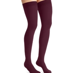 JOBST® Opaque Women's Thigh High 15-20 mmHg w/ Silicone Dot Top Band