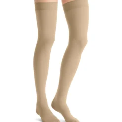 JOBST® Opaque Women's Thigh High 15-20 mmHg w/ Silicone Dot Top Band