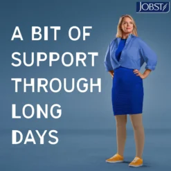 JOBST® Relief Thigh High 15-20 mmHg w/ Silicone Top Band , Open Toe