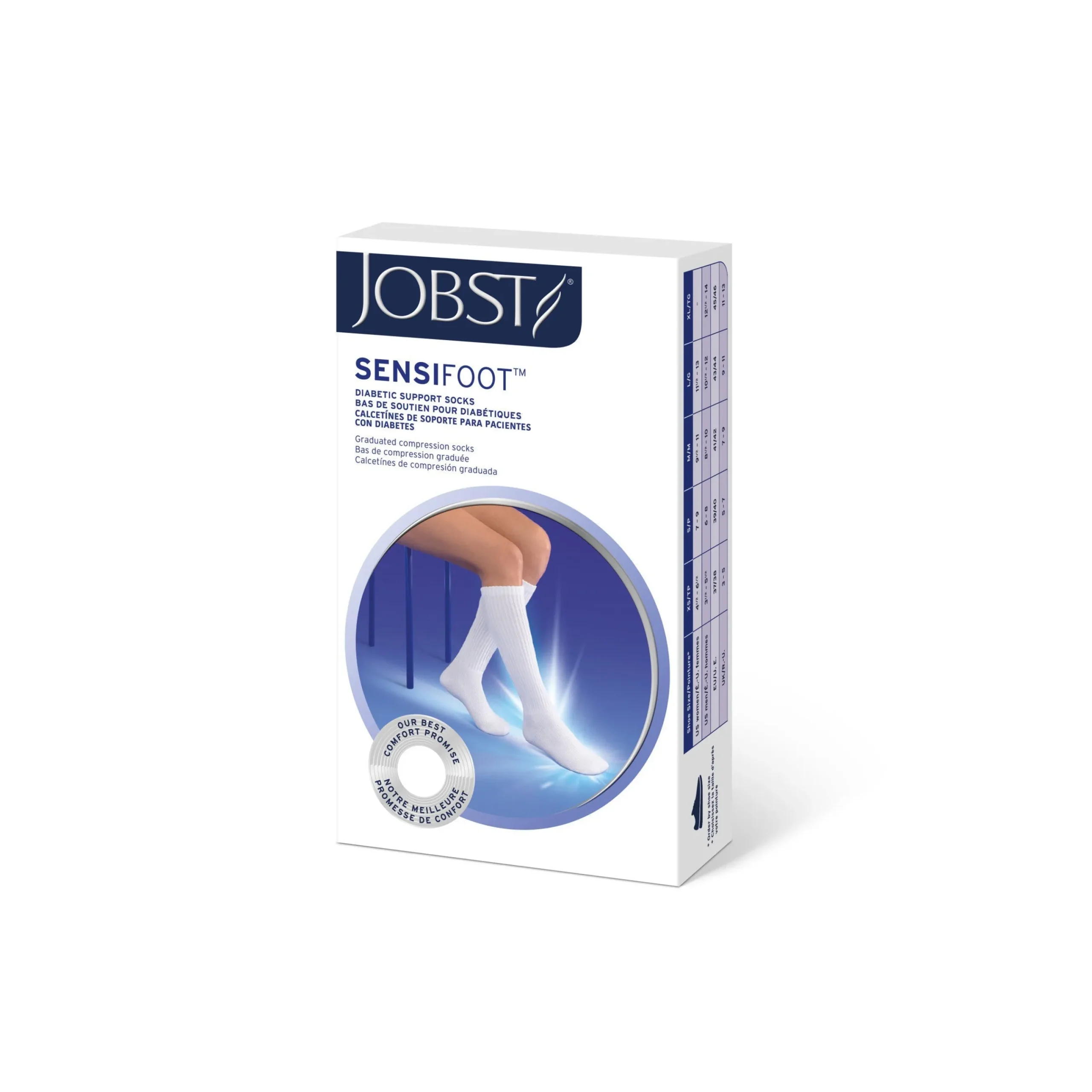 JOBST® Sensifoot Diabetic Compression Mini Crew 8-15 mmHg