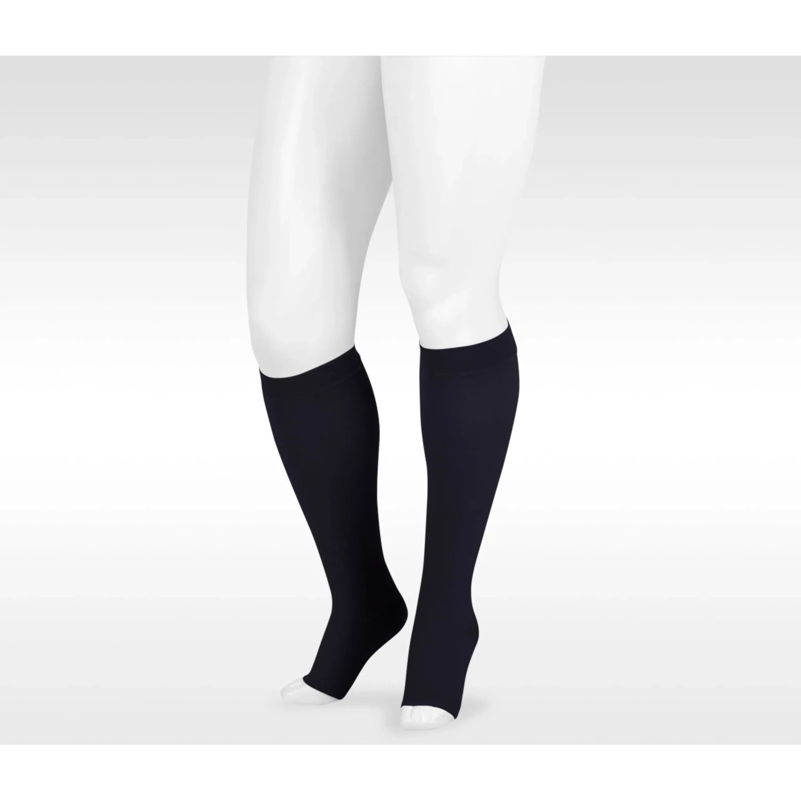 Juzo Dynamic Knee High 20-30 mmHg w/ 3.5 cm Silicone Band, Open Toe