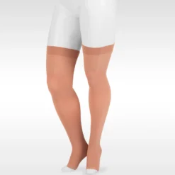 Juzo Dynamic Max Thigh High 20-30 mmHg w/ Silicone Band, Open Toe
