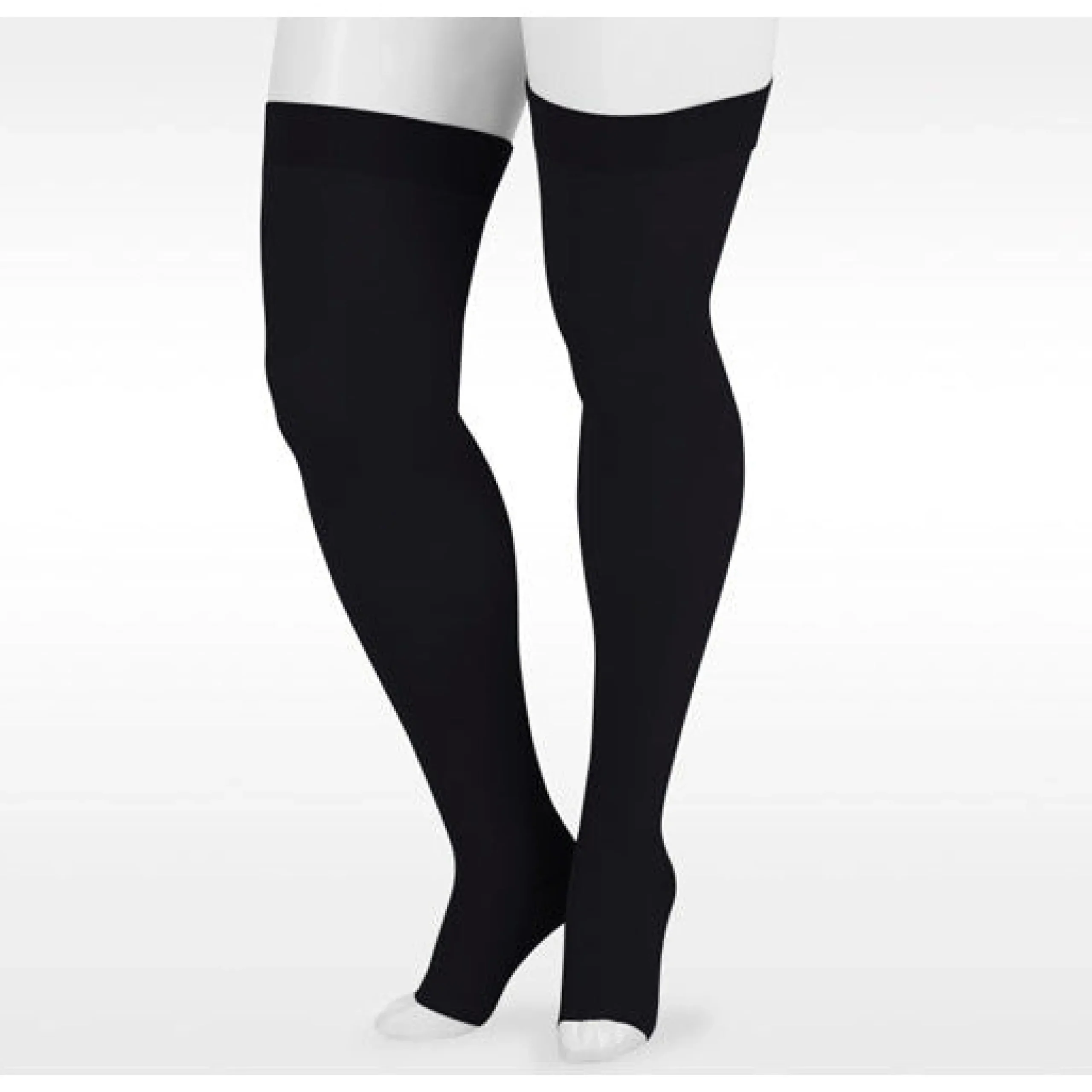 Juzo Dynamic Thigh High 30-40 mmHg w/ Silicone Band, Open Toe