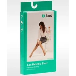 Juzo Naturally Sheer Pantyhose 20-30 mmhg, Open Toe