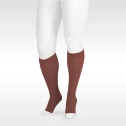 Juzo Soft Knee High 15-20 mmHg w/ Silicone Band, Open Toe