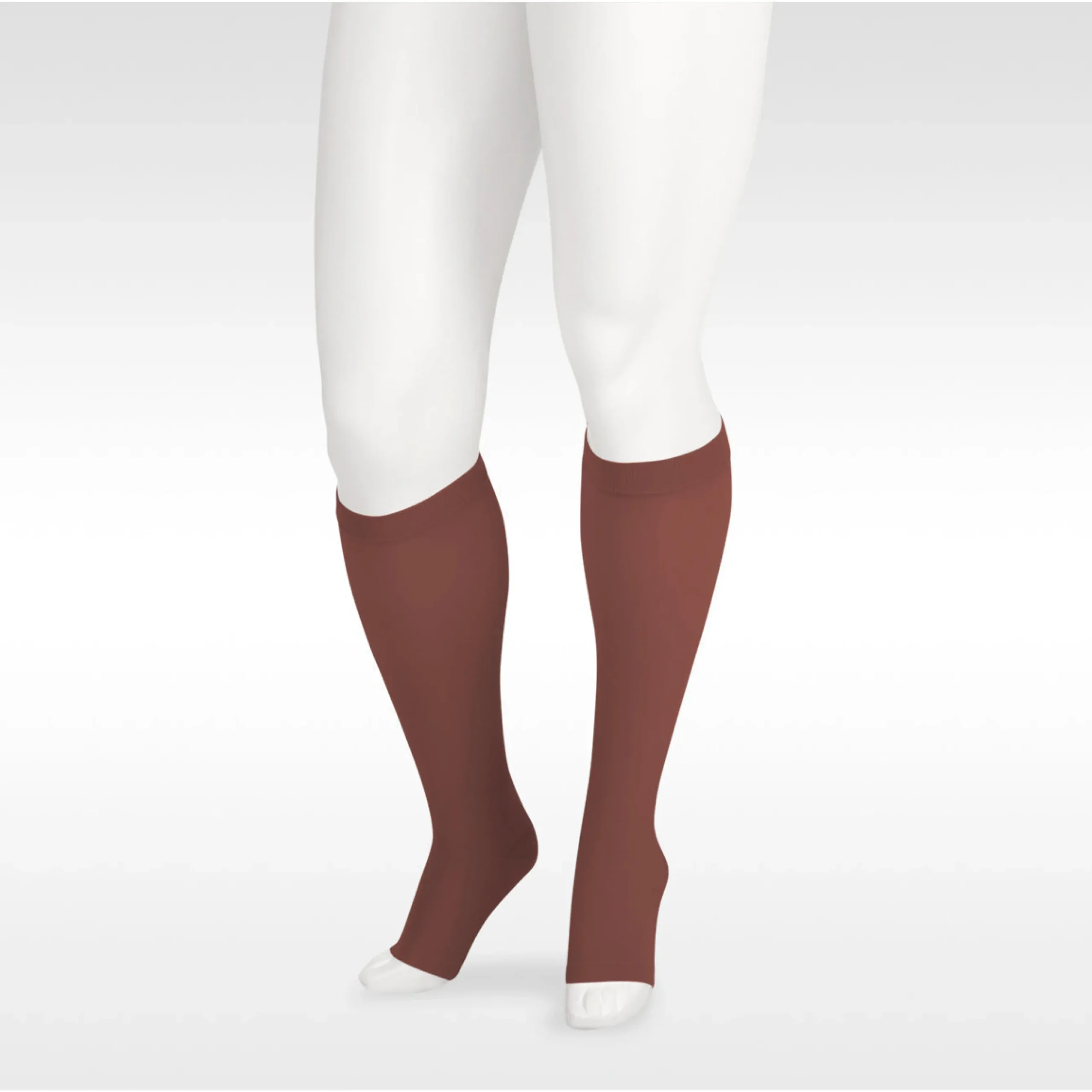 Juzo Soft Knee High 15-20 mmHg w/ Silicone Band, Open Toe