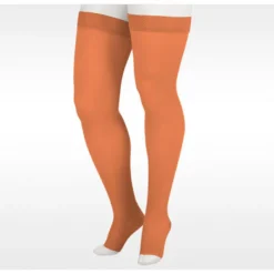 Juzo Soft Thigh High 15-20 mmHg w/ Silicone Band, Open Toe