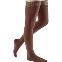 Mediven Comfort Thigh High 15-20 mmHg w/ Lace Silicone Top Band