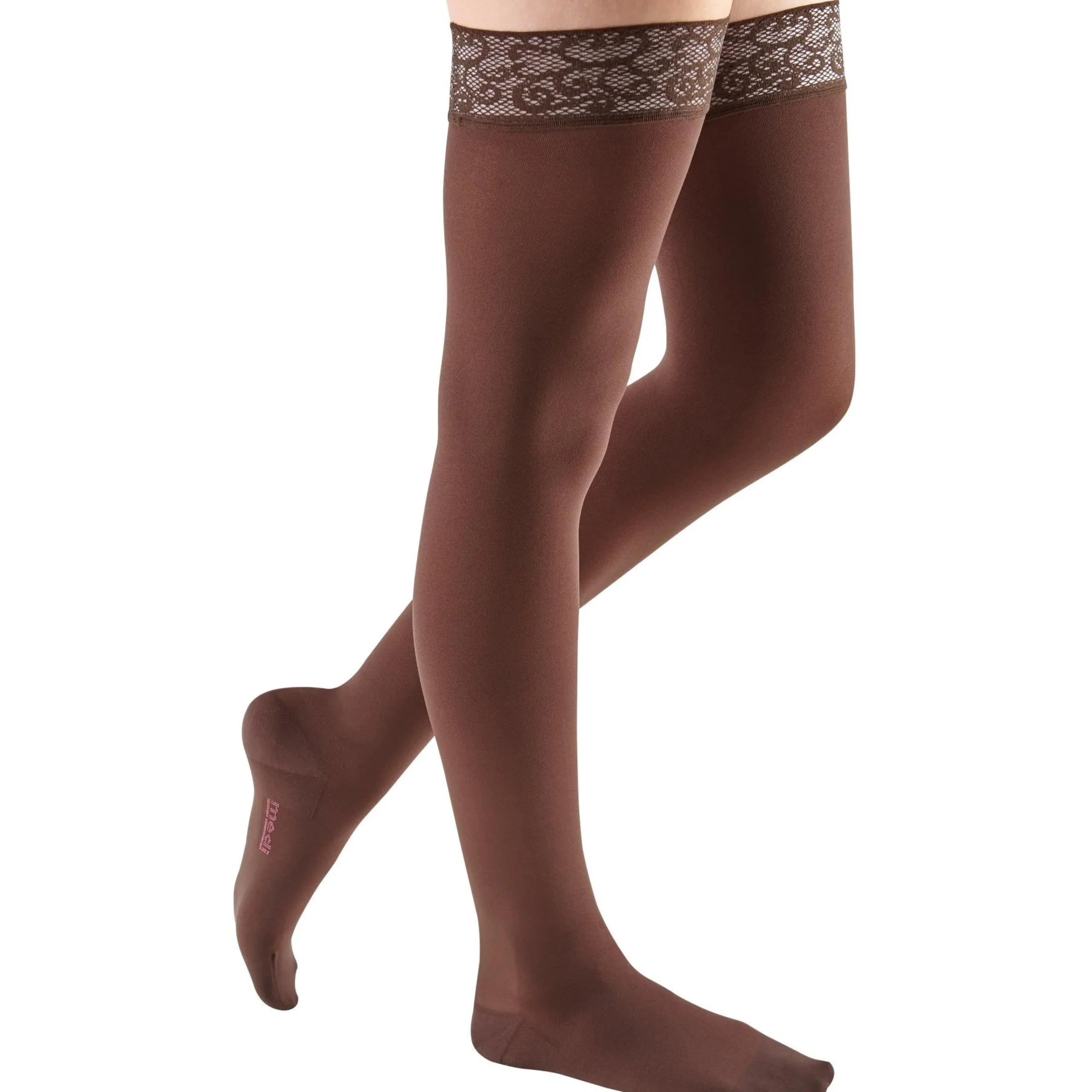 Mediven Comfort Thigh High 20-30 mmHg w/ Lace Silicone Top Band