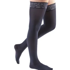 Mediven Comfort Thigh High 30-40 mmHg w/ Lace Silicone Top Band