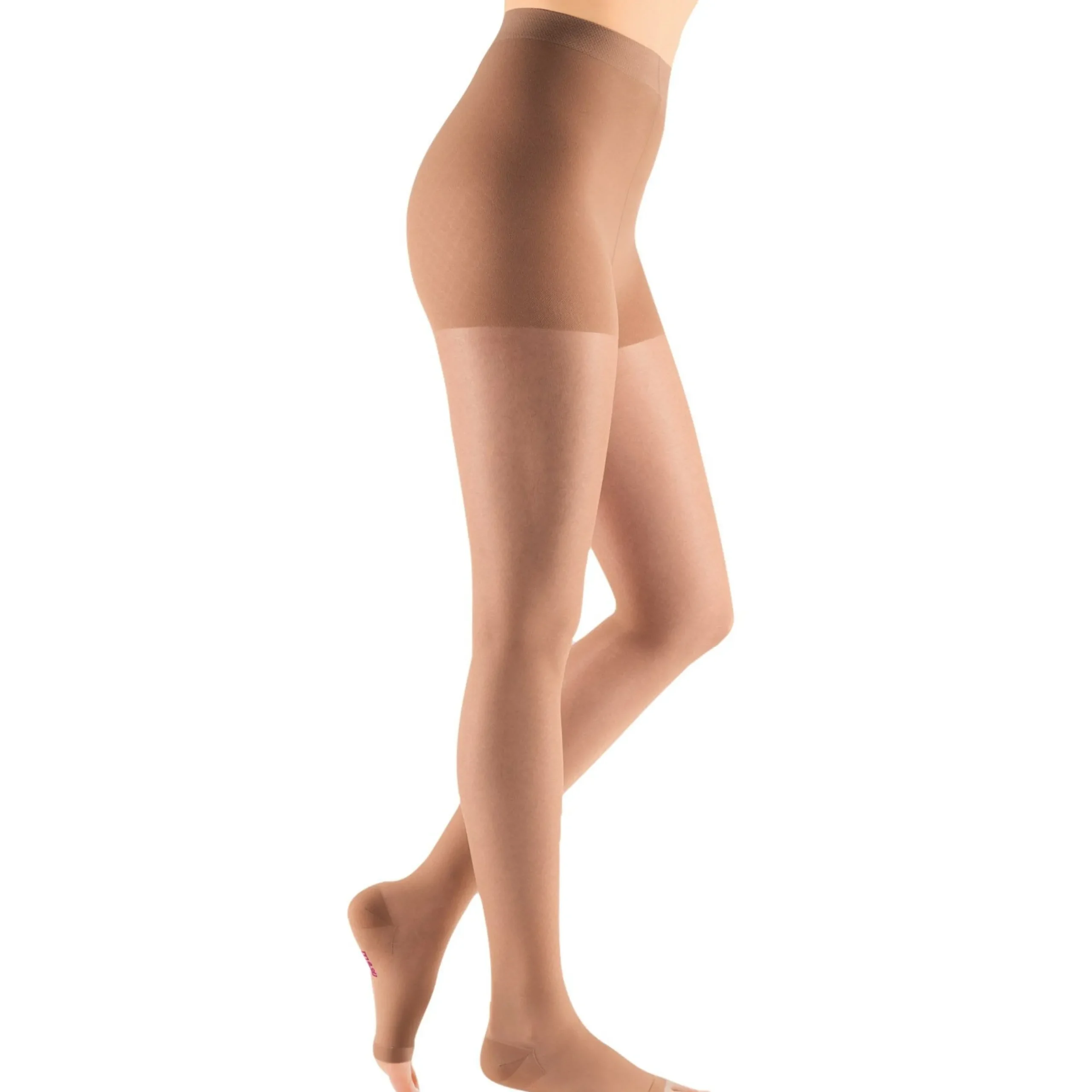 Mediven Sheer & Soft Women's Pantyhose 30-40 mmHg, Open Toe