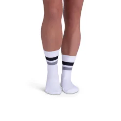 Rejuva® Retro Stripe Crew Compression Sock