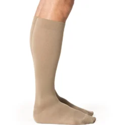 Sigvaris Microfiber Men's Knee High 30-40 mmHg w/ Silicone Beaded Grip-Top