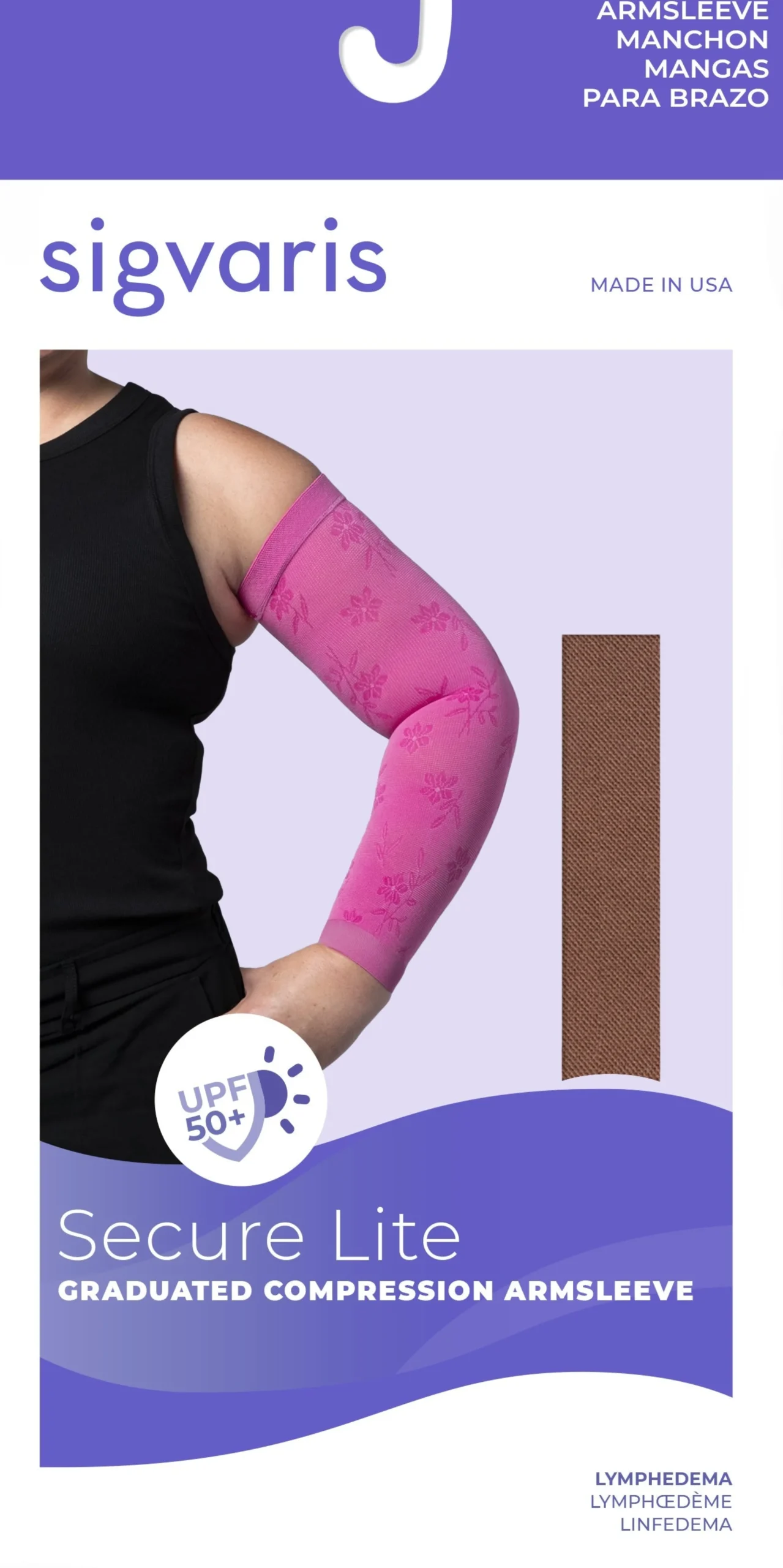 Sigvaris Secure Lite Armsleeve 20-30 mmHg
