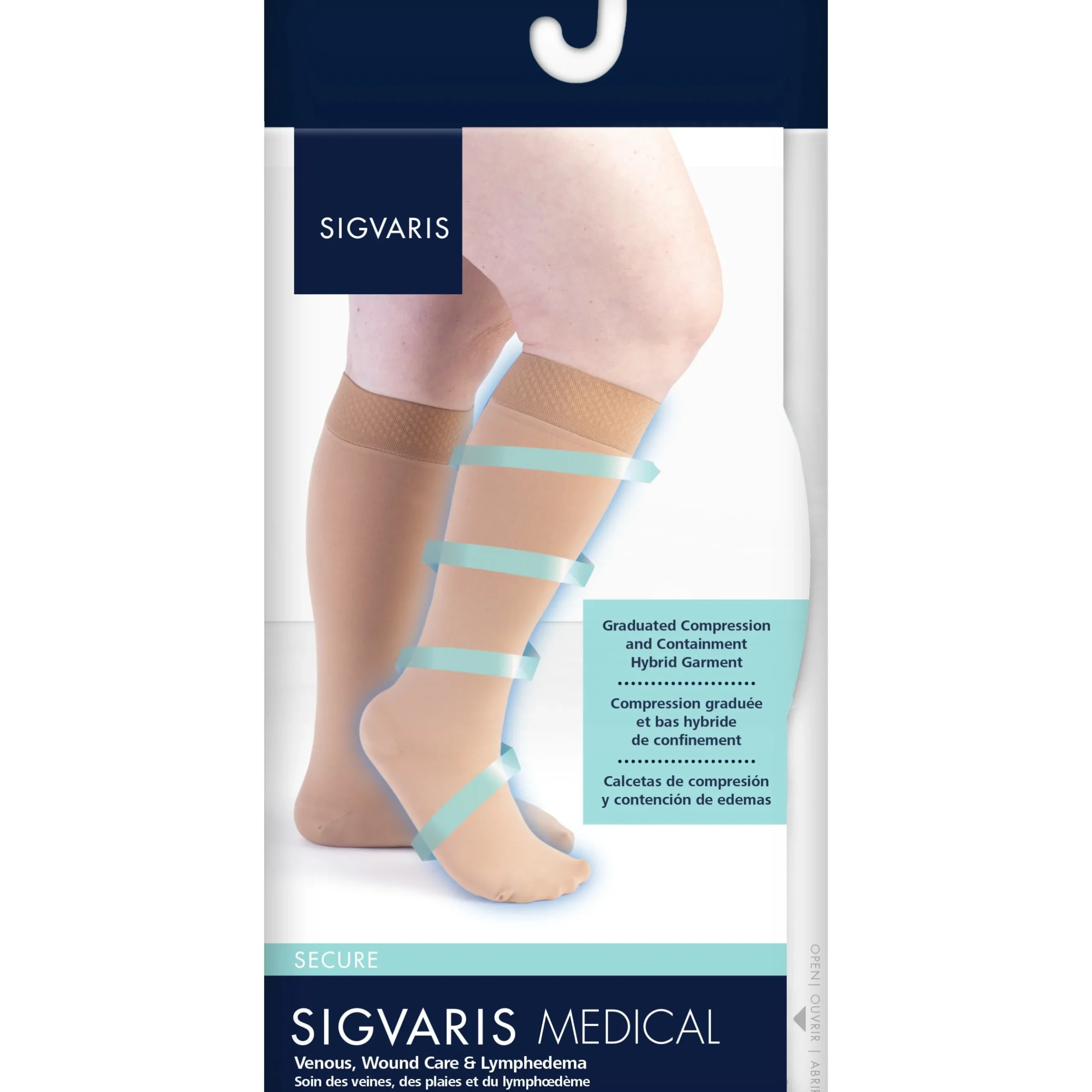 Sigvaris Secure Women's Knee High 20-30 mmHg