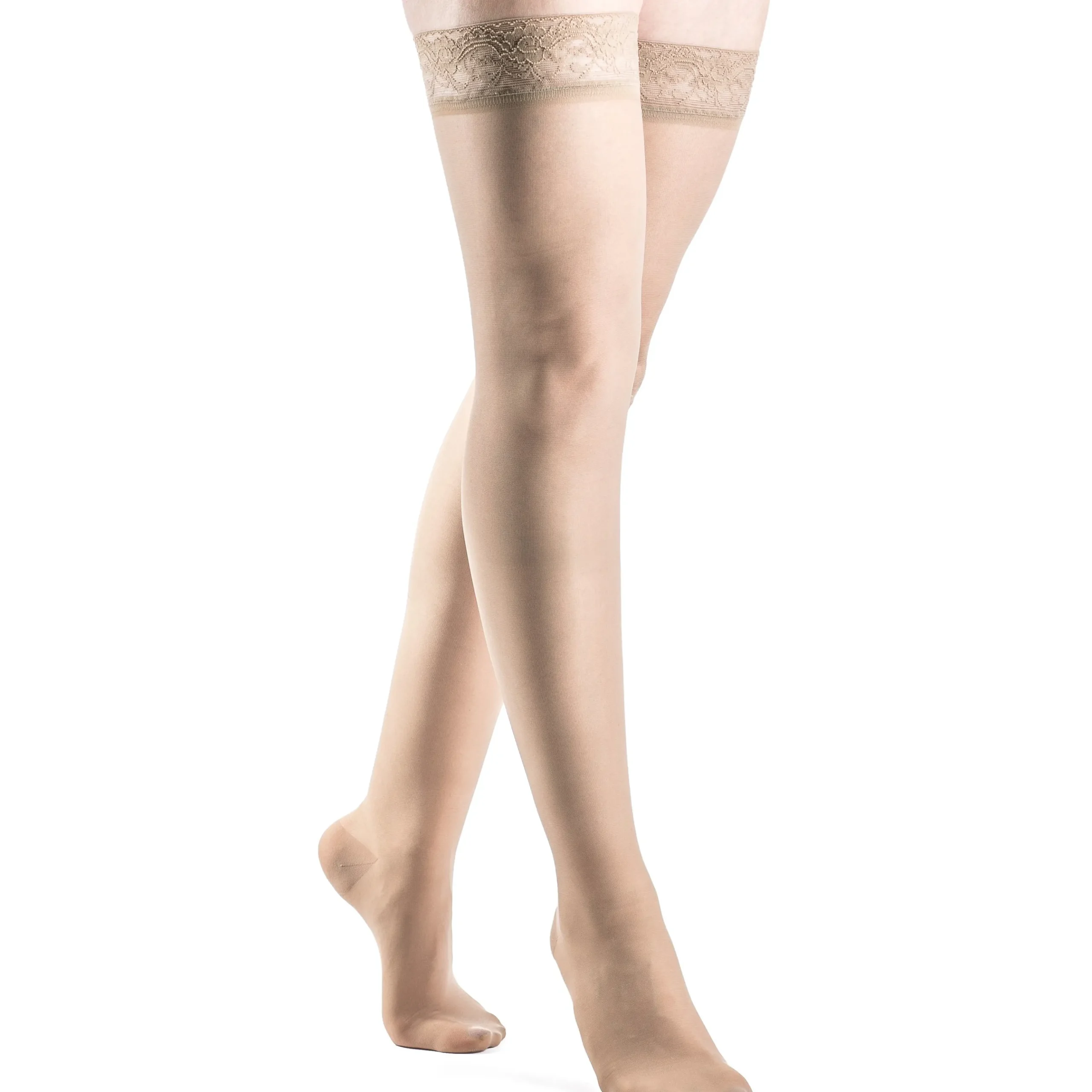 Sigvaris Sheer Fashion Women's Thigh High 15-20 mmHg