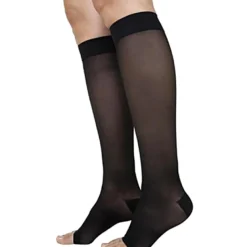 Sigvaris Sheer Women's Knee High 20-30 mmHg, Open Toe