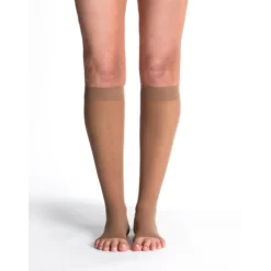 Sigvaris Sheer Women's Knee High 15-20 mmHg, Open Toe