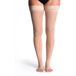 Sigvaris Sheer Women's Thigh High 20-30 mmHg, Open Toe