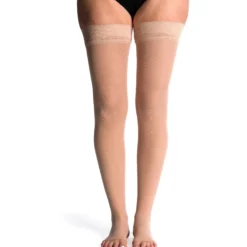 Sigvaris Sheer Women's Thigh High 15-20 mmHg, Open Toe