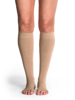 Sigvaris Soft Opaque Women's Knee High 30-40 mmHg, Open Toe