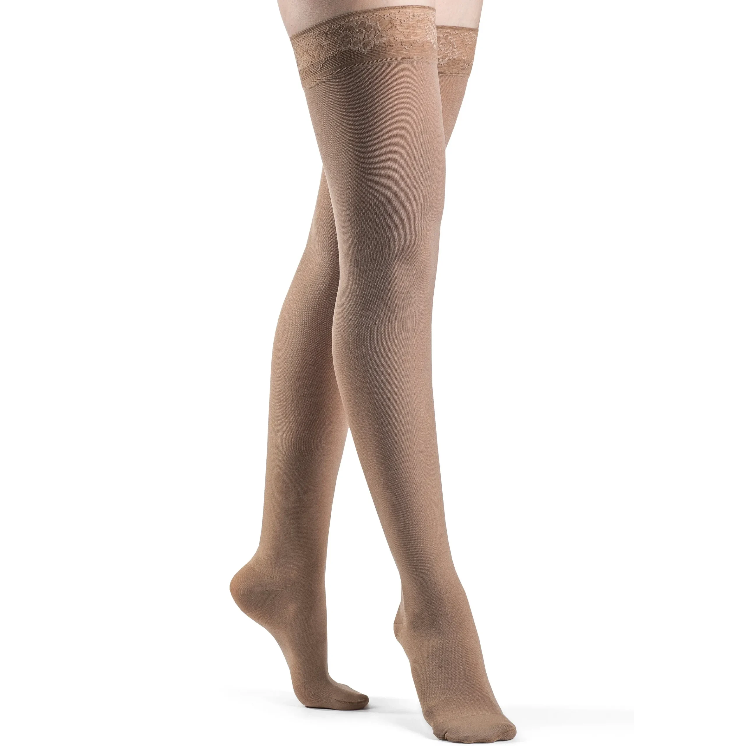 Sigvaris Soft Opaque Women's Thigh High 20-30 mmHg