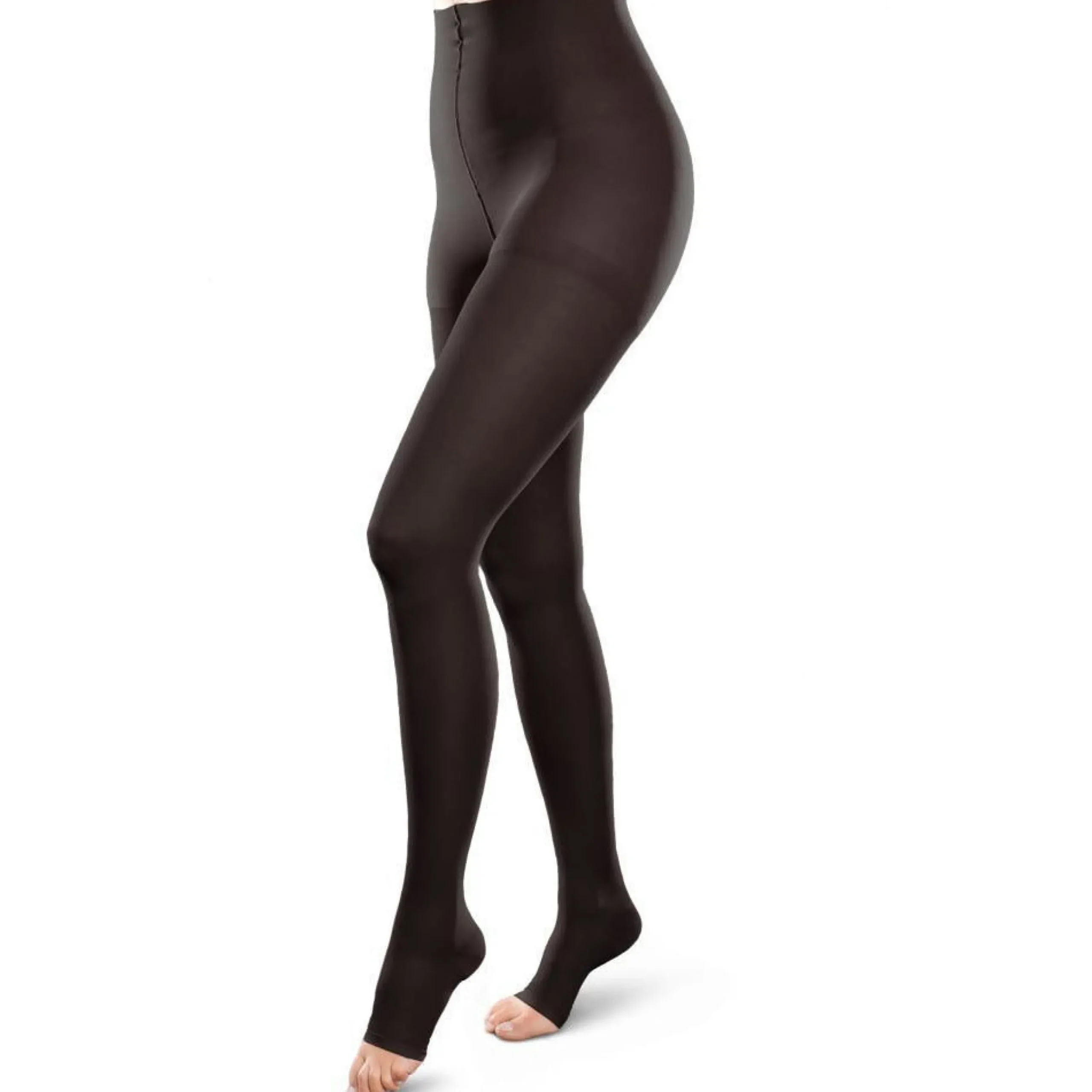 Therafirm® Ease Opaque Waist High 30-40 mmHg, Open Toe