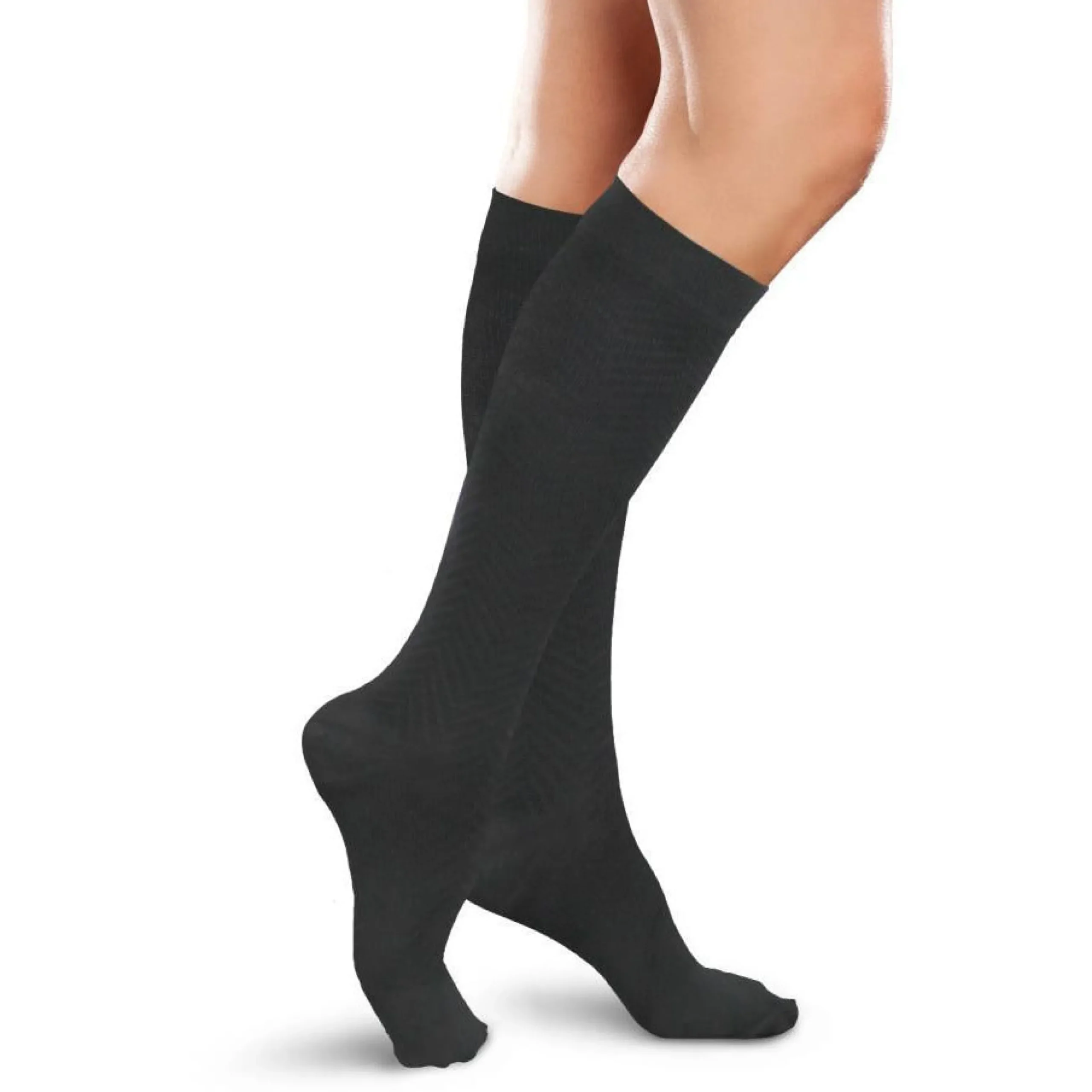 Therafirm® Ease Opaque Women's Knee High 20-30 mmHg, Chevron