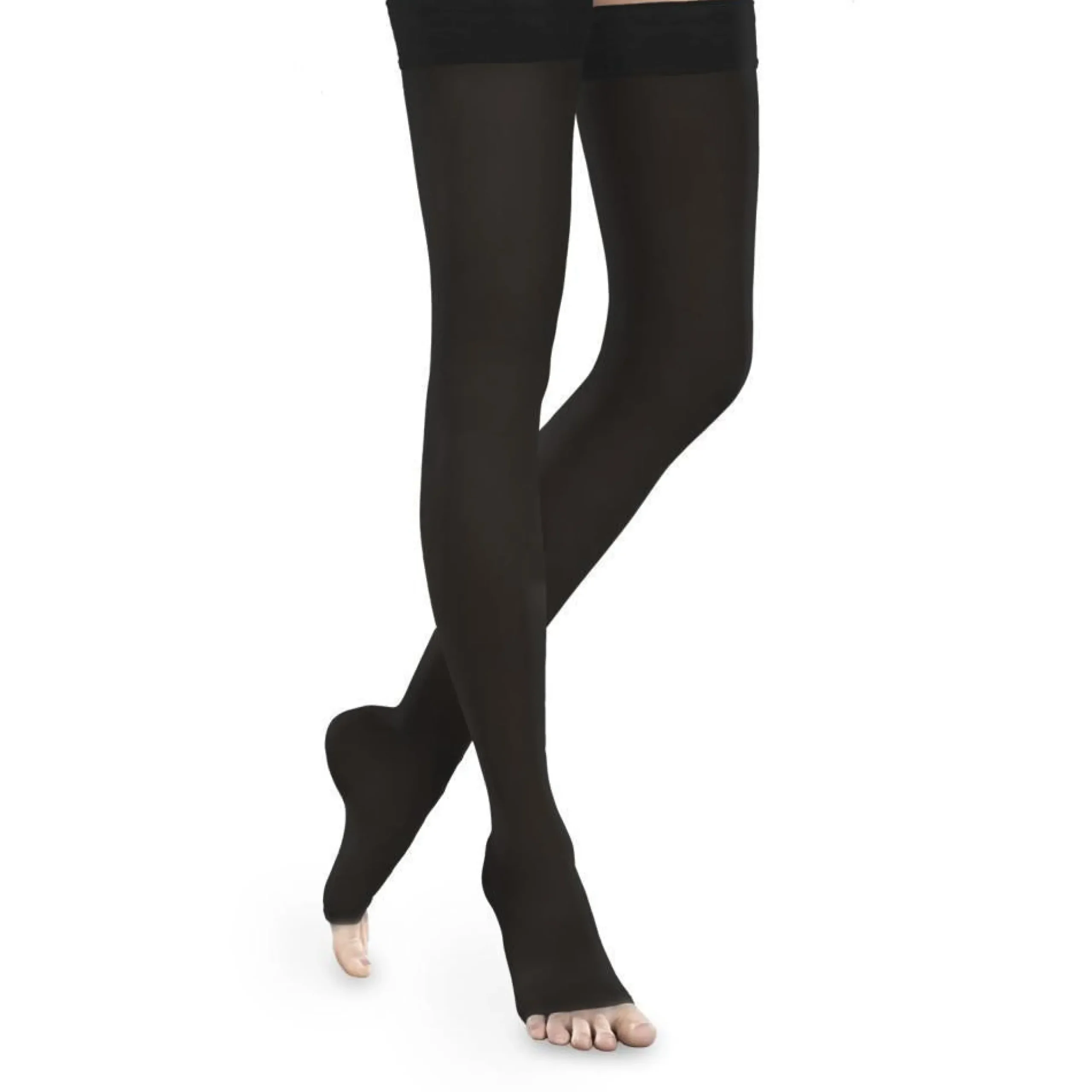 Therafirm® Sheer Ease Women's Thigh High 20-30 mmHg, Open Toe