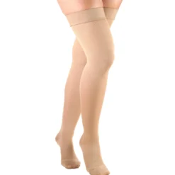 TRUFORM® Ladies Opaque Thigh High 20-30 mmHg