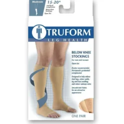 TRUFORM® 15-20 mmHg Knee High, Open Toe