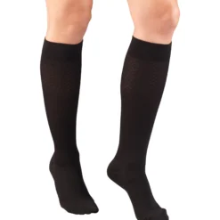 TRUFORM® Women's Trouser Knee High 15-20 mmHg, Diamond Pattern